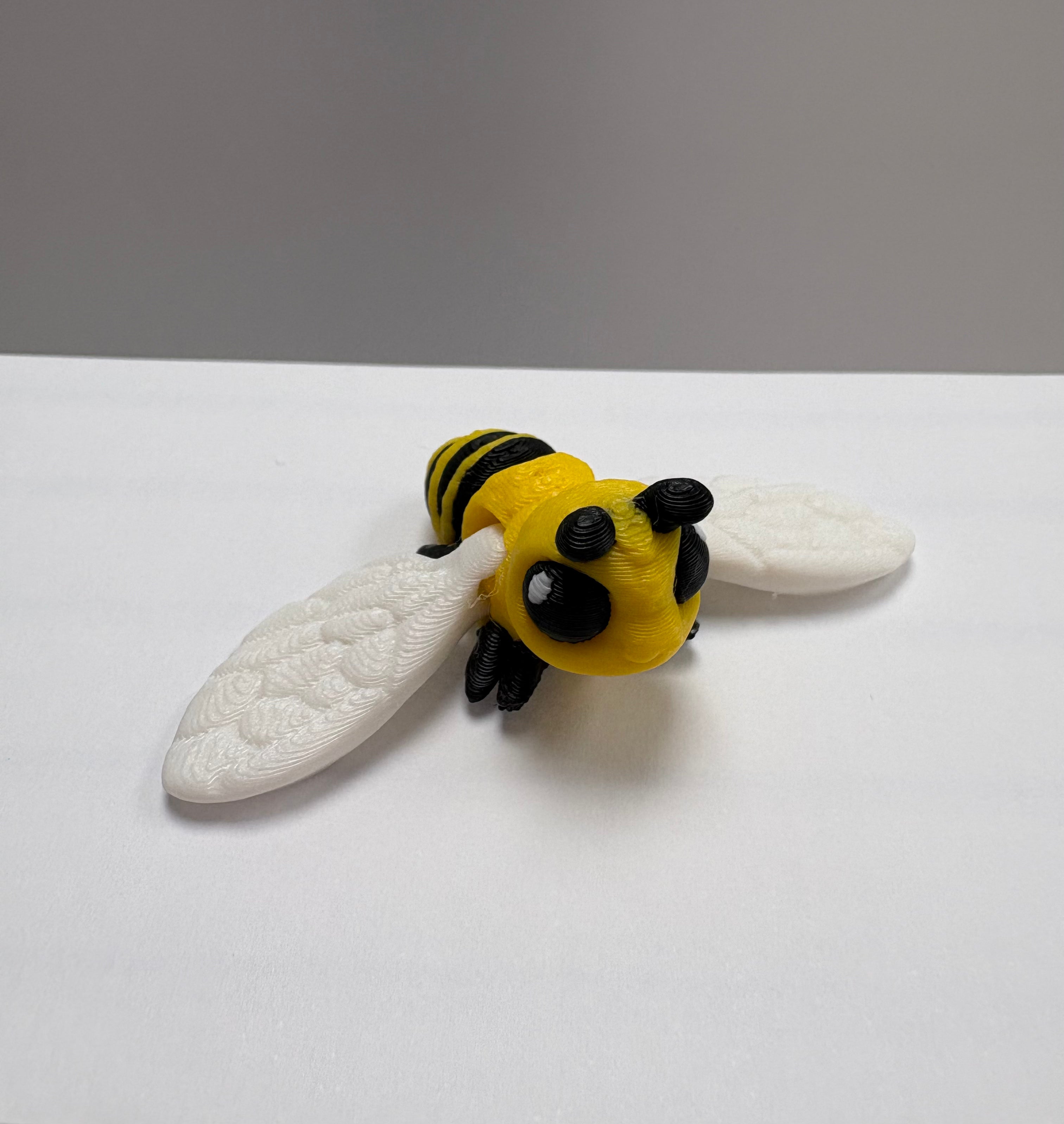 3D Printed Bee Fidget Toy - Buzzing Sensory Fun